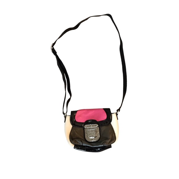 Brighton Color Block Crossbody Patent Purse - Picture 1 of 10